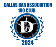 Dallas Bar Association 100 Club - 2024